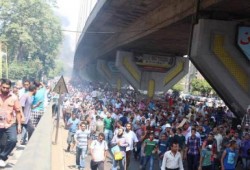 مسيرة العباسية تصل نادى السكة