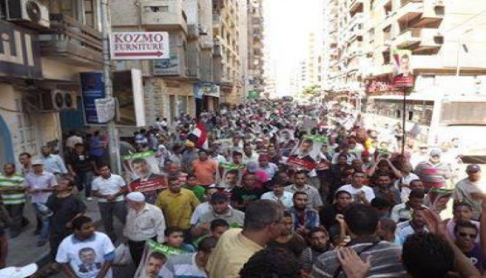 عشرات الآلاف يتظاهرون في عدة مسيرات بطنطا ضد الانقلاب العسكري (بث مباشر- صور)