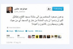 عبد الواحد عاشور يفضح كلاب السيسي في فضيحة المئذنة كاذبون وأغبياء!