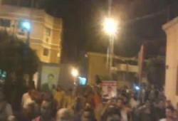 مظاهرات رفض الانقلاب وكسر حظر التجوال شمال سيناء (فيديو)