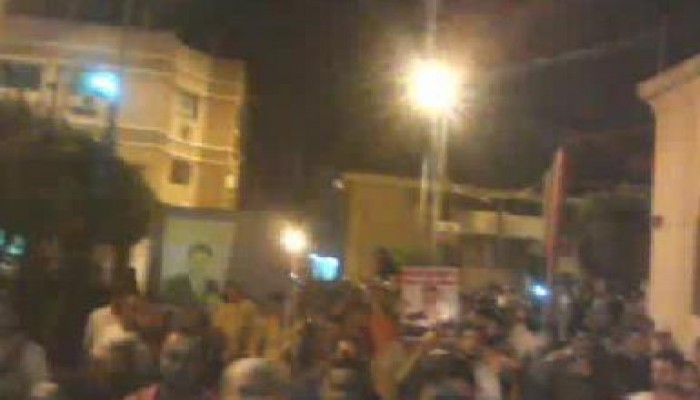 مظاهرات رفض الانقلاب وكسر حظر التجوال شمال سيناء (فيديو)