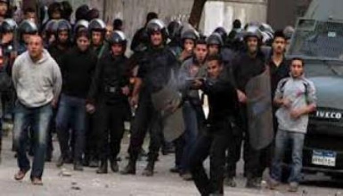 اشتباكات طاحنة بين الشرطة والبلطجية في المهندسين ومصرع ضابط