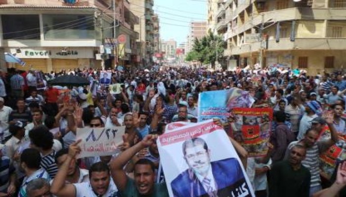 حشود غفيرة في مظاهرات طنطا  - جمعة الشهيد  (فيديو)