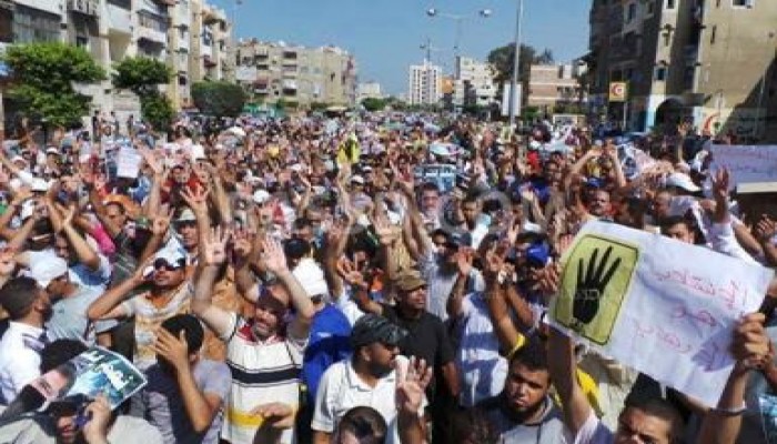 بالصور .. بورسعيد تنتفض ضد حكم السيسي