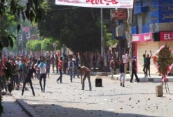 أمن الغربية بالتعاون مع البلطجية يعترضون مسيرة الشهيد بالنيران والخرطوش