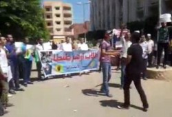 طلاب جامعة الازهر بطنطا ينتفضون رفضا للانقلاب العسكري