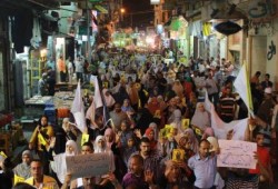 عشرات الآلاف في مسيرة حاشدة باكوس فى الاسكندرية رفضا للانقلاب العسكرى الدموى