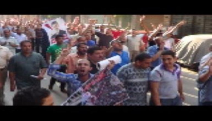 بالفيديو  عشرات الالاف بالغربية يتتنفضون ضد الانقلاب العسكري