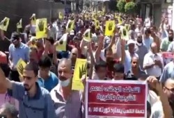 رغم الحصار والتضييق الأمني الشديد ..عشرات الآلاف في "طنطا" يتظاهرون ضد الانقلاب (بث مباشر)