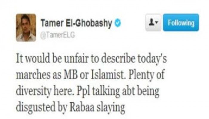 مراسل "الوول ستريت جورنال": من عدم الانصاف وصف مسيرات اليوم بأنها مسيرات للإخوان