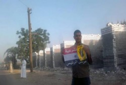 سلسلة بشرية في الساعة 7 صباح اليوم على طريق طملاي السادات بالمنوفية (صور)