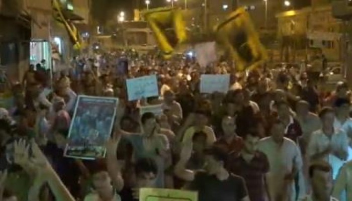 مسيرة حاشدة بشمال سيناء ضد الانقلاب العسكرى (فيديو)