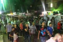 مسيرة ليلية حاشدة تطوف شوارع فيصل بالجيزة