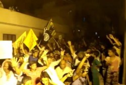 مسيرة ضخمة بالعريش لرافضي الانقلاب العسكري (فيديو)