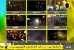 بالفيديو .. 9 مسيرات ليلية في محافظات مختلفة في وقت واحد رفضا للانقلاب