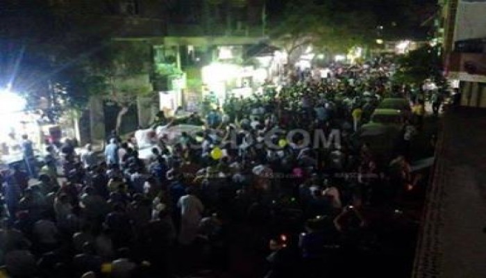 مسيرة ليلية بالمعادي لرفض الانقلاب العسكري الدموي