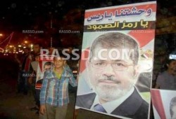 عروض "داتا شو" في وقفة بالبدرشين بالجيزة لرفض الانقلاب العسكري