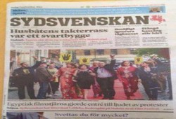 اشارة "رابعة" تطارد الفنانين المصريين في مهرجان مالمو للأفلام العربية في السويد