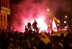 بالصور .. السوايسة يواصلون الانتفاض في مليونية "الانقلاب هو الارهاب"