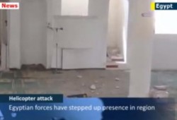 بالفيديو .. ميلشيات السيسي تدمر مسجد في رفح