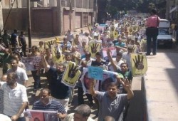 داخلية الانقلاب تطلق الغاز والخرطوش على مظاهرة بطنطا (فيديو - صور)