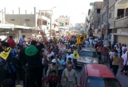 الآلاف في مركز الواسطي - بني سويف في جمعة الشعب يحمي ثورته (بث مباشر)