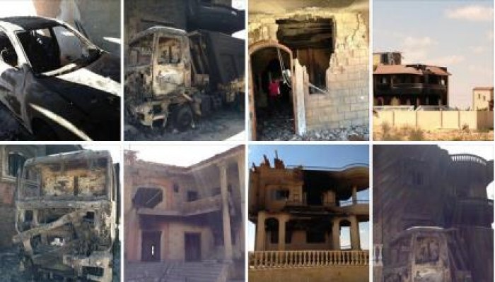 ملف مصور عن الخراب الذي لحق بسيناء علي ايدي العسكر