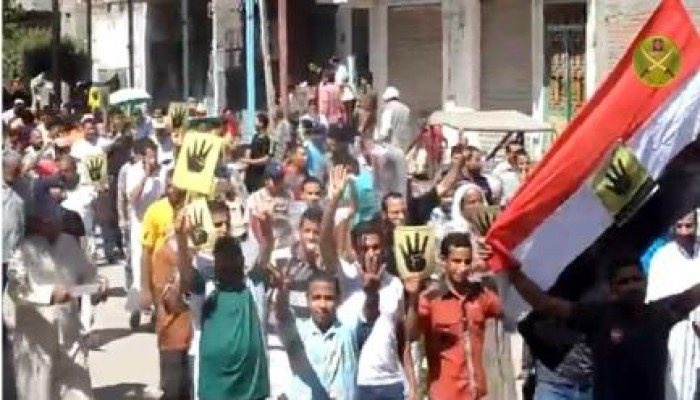 بالفيديو  مسيرة مسجد الصحابة بالإسماعيلية  في مليونية الوفاء لدماء الشهداء