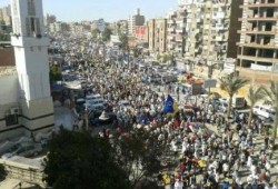 السويس تنتفض وفاءا لشهداء رابعة .. وشهداء 25 يناير