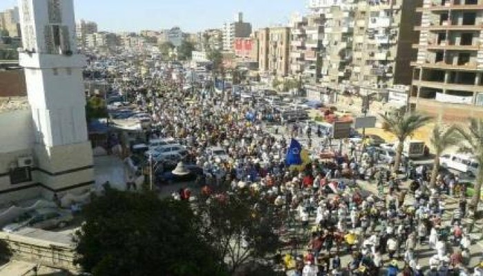 السويس تنتفض وفاءا لشهداء رابعة .. وشهداء 25 يناير