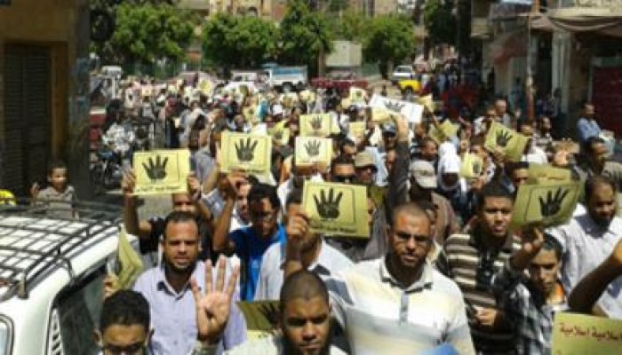 بالصور آلاف المصريين بأسيوط  يرفضون الانقلاب في مسيرات حق الشهيد