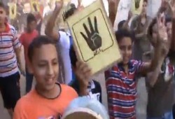 أشبال بسيون غربية يثورون على الانقلاب في جمعة الوفاء للشهداء (فيديو)