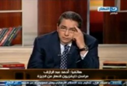 شاهد صدمة محمود سعد من اعداد المتظاهرين بالجيزة في جمعة الوفاء للشهداء (فيديو)