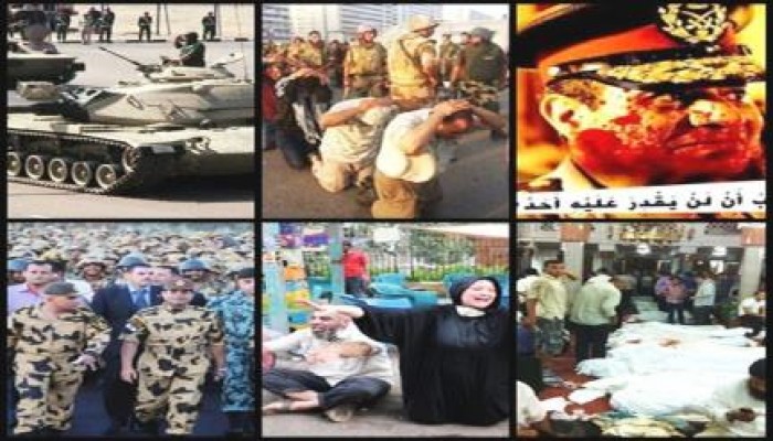 مراقبون لجرائم الانقلاب : منع التظاهر السلمي وقتل المتظاهرين السلميين جرائم يجب أن تتوقف