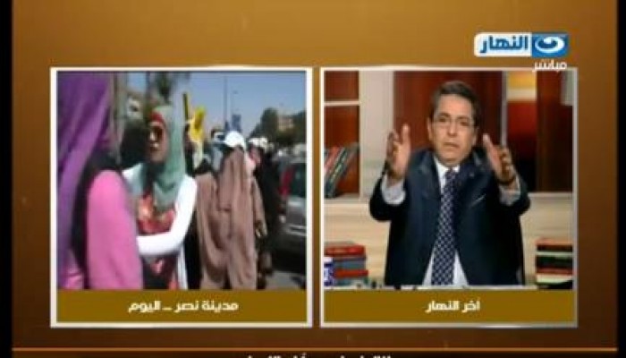 بالفيديو محمود سعد يعترف أن الإخوان مجني عليهم ويتم قتلهم اثناء التظاهرات