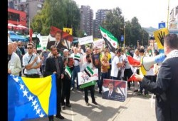 حصريا .. مسيرة اليوم في البوسنة والهرسك بمدينة زينيتسا لمساندة الثورة في مصر وسوريا