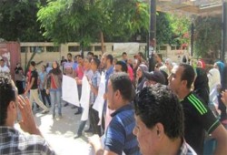 طلاب جامعة الإسكندرية ضد الضبطية القضائية