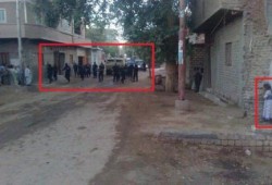 صورة وتعليق ,, اقتحام مليشيات السيسى لقرية دلجا