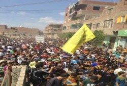 ناهيا تتحدى العسكر بمسيرة حاشدة تطوف ارجاء المدينة