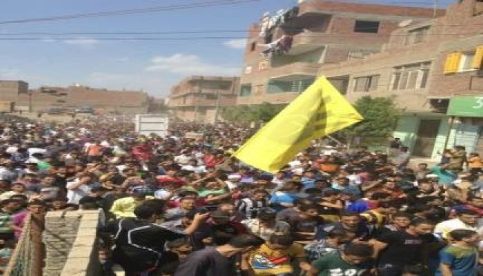 ناهيا تتحدى العسكر بمسيرة حاشدة تطوف ارجاء المدينة