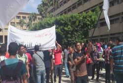 طلاب جامعة الإسكندرية ينتفضون ضد الانقلاب العسكري