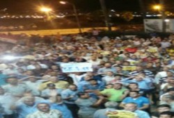 مسيرة حاشدة ضد حكم العسكر تنطلق من مسجد القائد ابراهيم بالاسكندرية (بث مباشر)