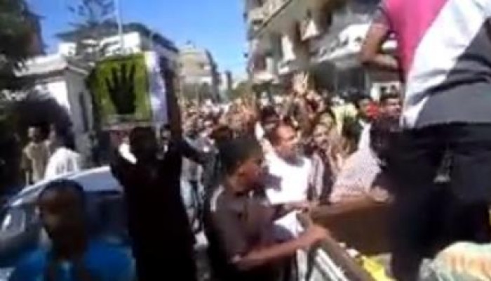 بالفيديو الالاف من ابناء دمياط فى مسيرة حاشدة اليوم رفضا للانقلاب العسكرى الدموى