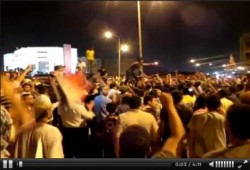 "6 أكتوبر" تواصل تظاهرها ضد العسكر الانقلابيين (فيديو)