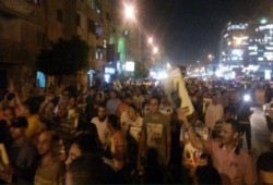 مسيرة بشبرا الخيمة ضد حكم العسكر (صور)