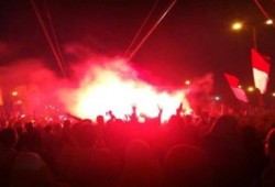 الآلاف بـ "مدينة نصر" يتظاهرون ضد الانقلاب العسكري بمشاركة الالتراس (بث مباشر)