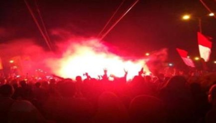 الآلاف بـ "مدينة نصر" يتظاهرون ضد الانقلاب العسكري بمشاركة الالتراس (بث مباشر)