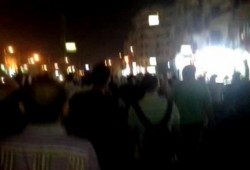 الآلاف يجوبون شوارع "مدينة نصر" رفضا للانقلاب العسكري (فيديو)