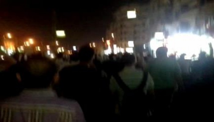 الآلاف يجوبون شوارع "مدينة نصر" رفضا للانقلاب العسكري (فيديو)
