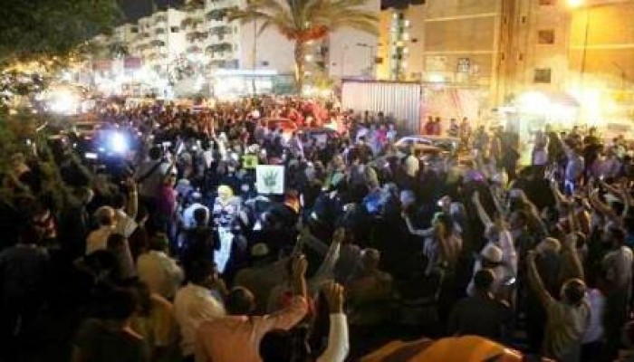 أحرار بورسعيد يخرجون في تظاهرة ضخمة ضد الانقلاب وسط تفاعل كبير من الأهالي (صور)
